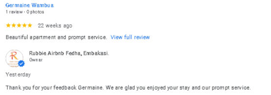 Highly Rated on Google